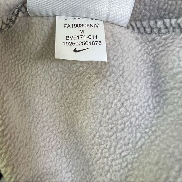 NIKE THERMA Fleece Athletic Jogger, Gray, Zip Ankles BV5171 Size M - Picture 4 of 7